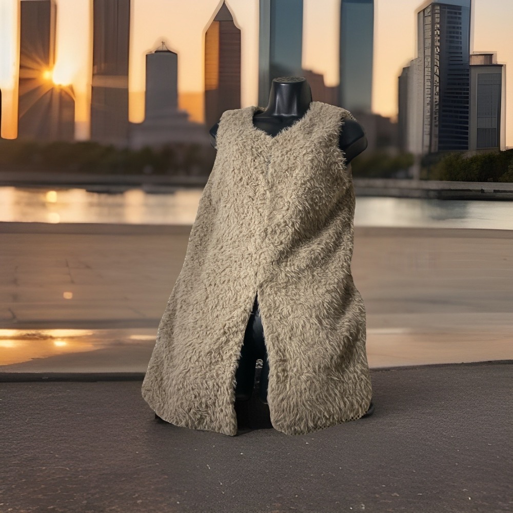 Winsor Sherpa‎ Vest Brown Womens Medium